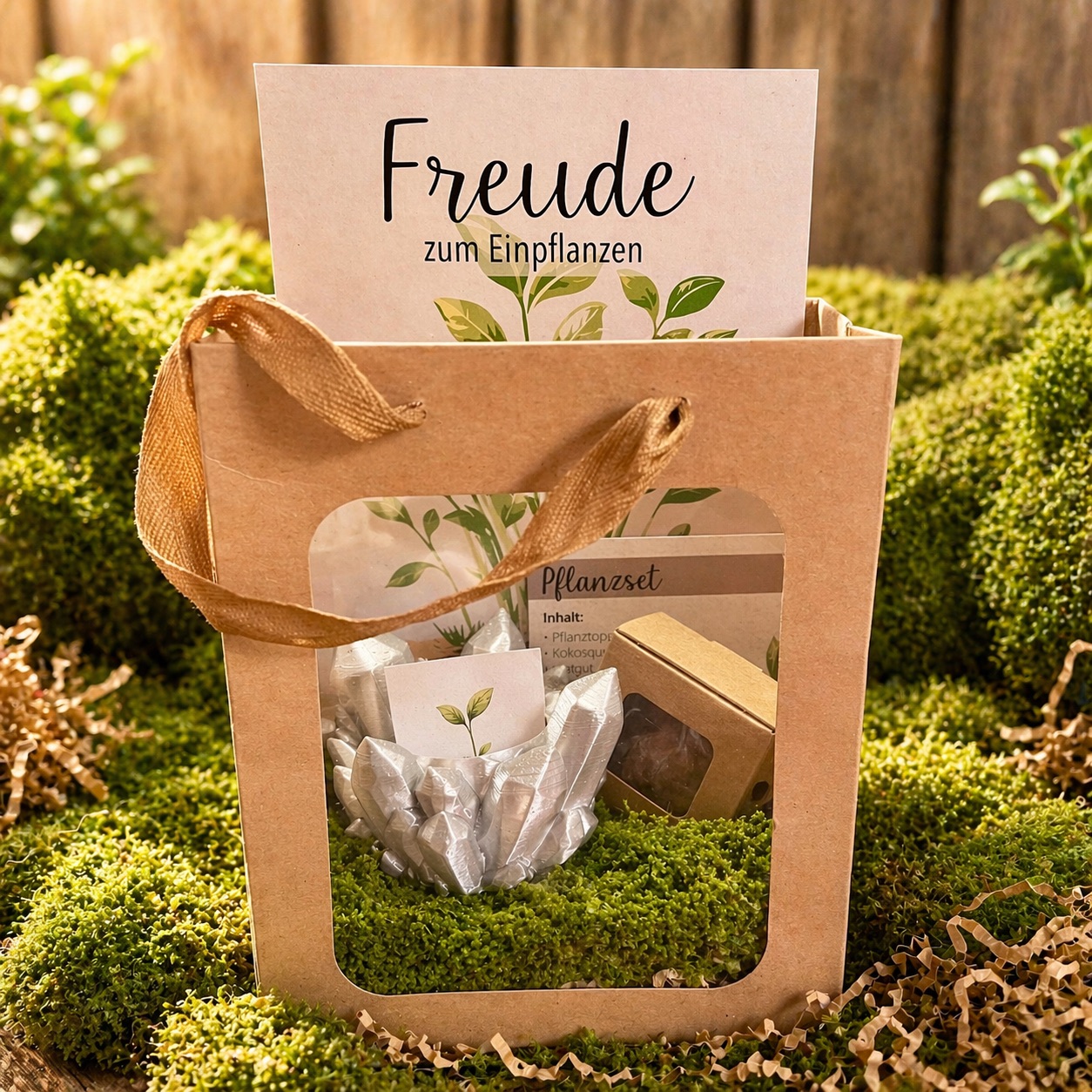 Geschenksets mit Kresse — Drachen-Set
